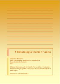 Ematologia teoria 1° anno