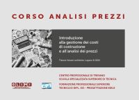 Corso analisi prezzi